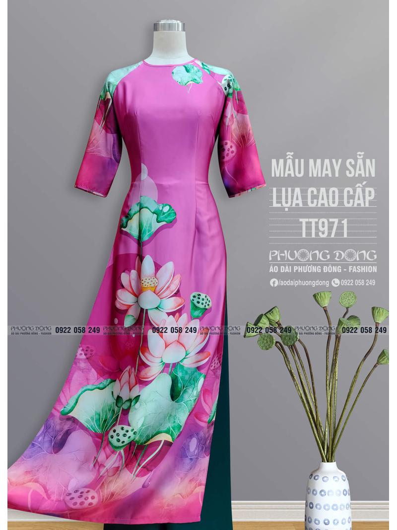 Áo Dài Truyền Thống Lụa Cao Cấp TT971